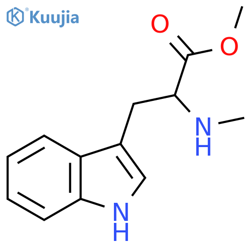 Methyl 3-(1H-indol-3-yl)-2-(methylamino)propanoate structure