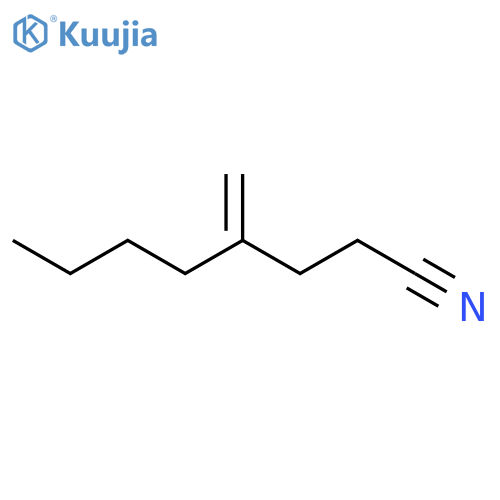 Octanenitrile, 4-methylene- structure