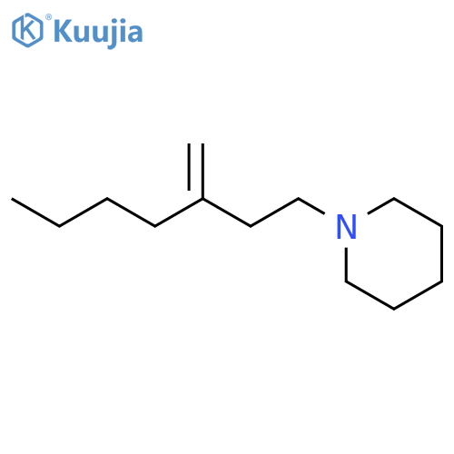 Piperidine, 1-(3-methyleneheptyl)- structure