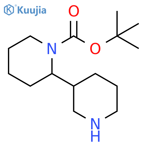 tert-butyl 2-(piperidin-3-yl)piperidine-1-carboxylate structure