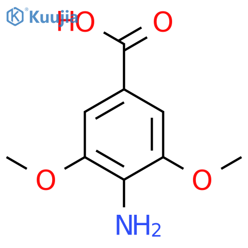 4-Amino-3,5-dimethoxybenzoic acid structure