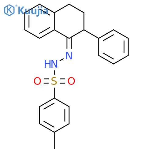 Benzenesulfonic acid,4-methyl-, 2-(3,4-dihydro-2-phenyl-1(2H)-naphthalenylidene)hydrazide structure