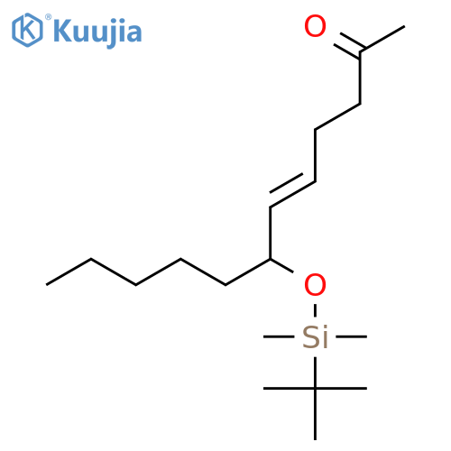 5-Dodecen-2-one, 7-[[(1,1-dimethylethyl)dimethylsilyl]oxy]-, (E)- structure