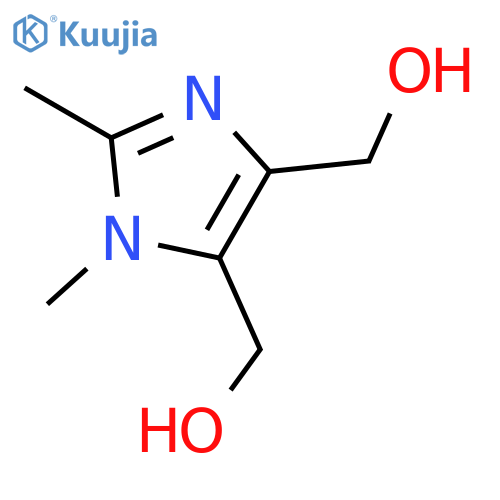 1H-Imidazole-4,5-dimethanol, 1,2-dimethyl- structure