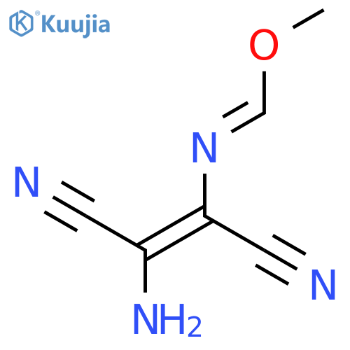 Methyl N-(2-Amino-1,2-dicyanoeth-1-en-1-yl)methanecarboximidate structure