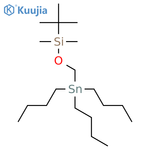 Tributyl(tert-butyldimethylsilyl)oxymethylstannane structure