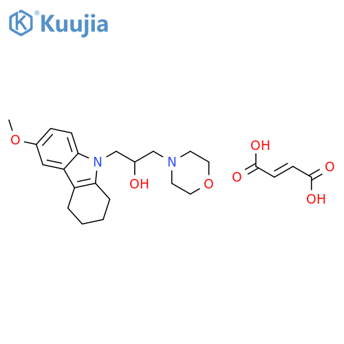 1,2,3,4-Tetrahydro-6-methoxy-alpha-(4-morpholinylmethyl)-9H-carbazole-9-ethanol fumarate structure