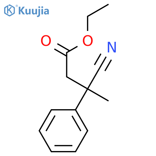 β-Cyano-β-methyl-hydrocinnamic Acid Ethyl Ester structure