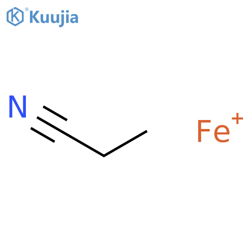 Iron(1+), (propanenitrile)- structure