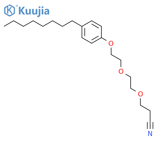 Propanenitrile, 3-[2-[2-(4-octylphenoxy)ethoxy]ethoxy]- structure