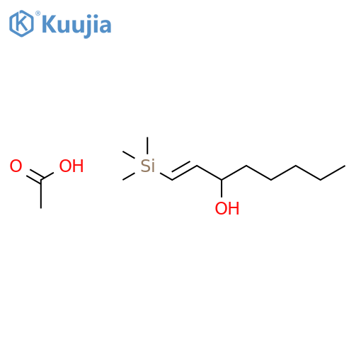 1-OCTEN-3-OL, 1-(TRIMETHYLSILYL)-, ACETATE, (E)- structure