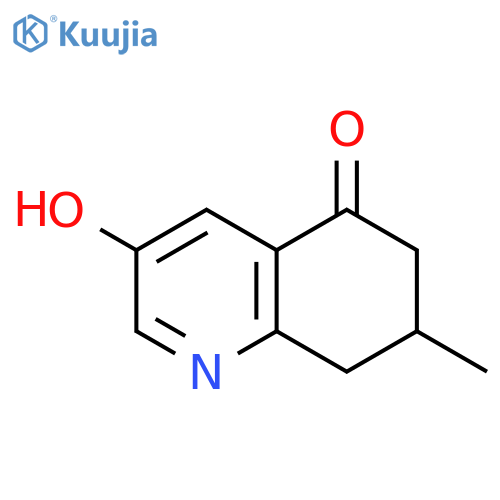 7,8-dihydro-3-hydroxy-7-methyl-5(6H)-Quinolinone structure
