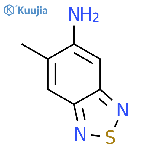 5-Amino-6-methyl-2,1,3-benzothiadiazole structure