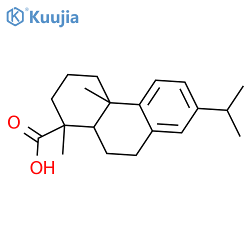 (+)-Dehydroabietic acid structure