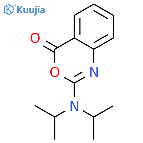4H-3,1-Benzoxazin-4-one, 2-[bis(1-methylethyl)amino]- structure