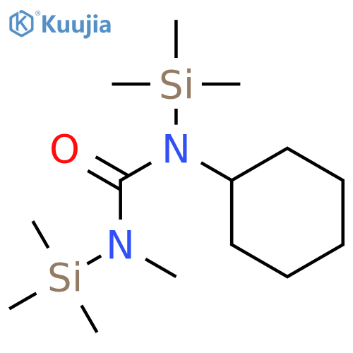 Urea, N-cyclohexyl-N'-methyl-N,N'-bis(trimethylsilyl)- structure