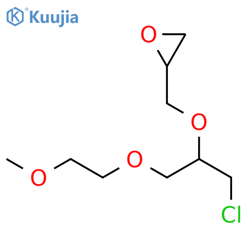 Oxirane, [[2-chloro-1-[(2-methoxyethoxy)methyl]ethoxy]methyl]- structure