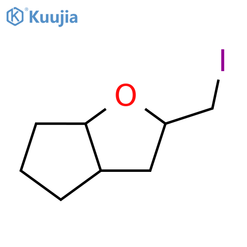 2H-Cyclopenta[b]furan, hexahydro-2-(iodomethyl)- structure