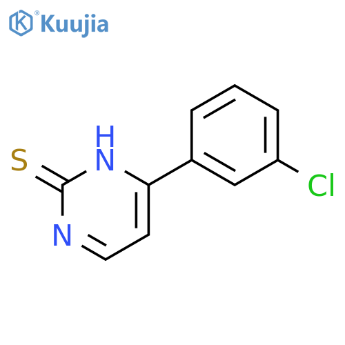 4-(3-Chlorophenyl)pyrimidine-2-thiol structure