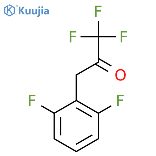 3-(2,6-difluorophenyl)-1,1,1-trifluoropropan-2-one structure