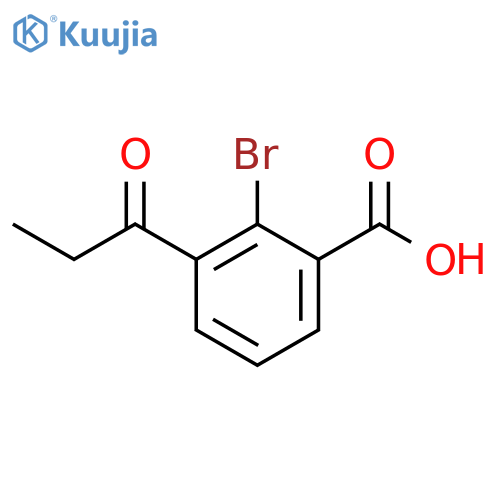 2-Bromo-3-propionylbenzoic acid structure