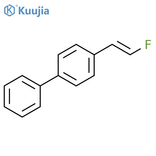 1,1'-Biphenyl, 4-(2-fluoroethenyl)-, (E)- structure