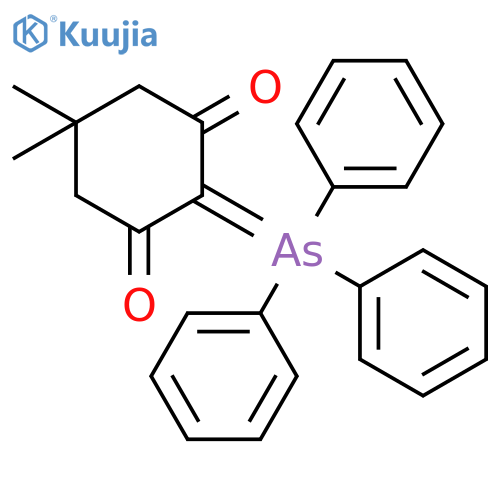 1,3-Cyclohexanedione, 5,5-dimethyl-2-(triphenylarsoranylidene)- structure