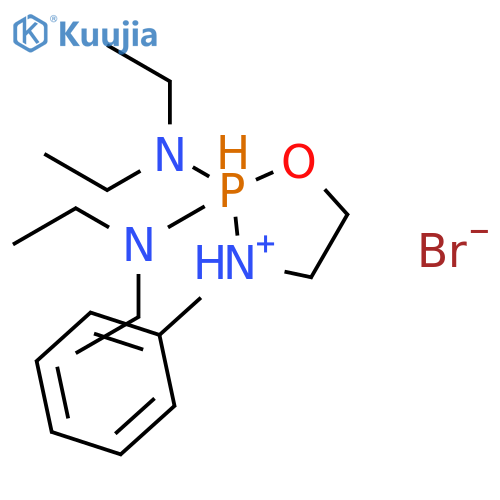 1,3,2-Oxazaphospholidinium, 2,2-bis(diethylamino)-3-phenyl-, bromide structure