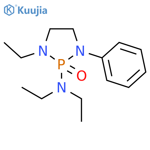1,3,2-Diazaphospholidin-2-amine, N,N,1-triethyl-3-phenyl-, 2-oxide structure