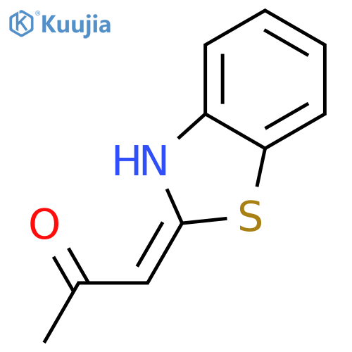 2-Propanone,1-(2(3H)-benzothiazolylidene)-, (E)- (9CI) structure