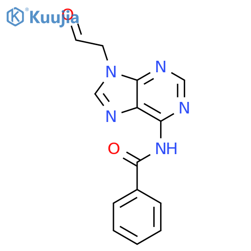 Benzamide, N-[9-(2-oxoethyl)-9H-purin-6-yl]- structure