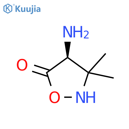 5-Isoxazolidinone,4-amino-3,3-dimethyl-, (S)- (9CI) structure