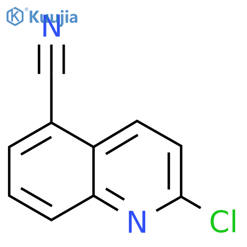 2-Chloroquinoline-5-carbonitrile structure