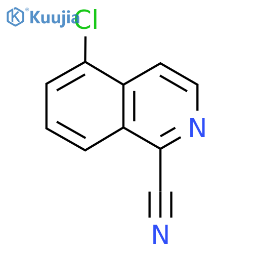 5-Chloroisoquinoline-1-carbonitrile structure