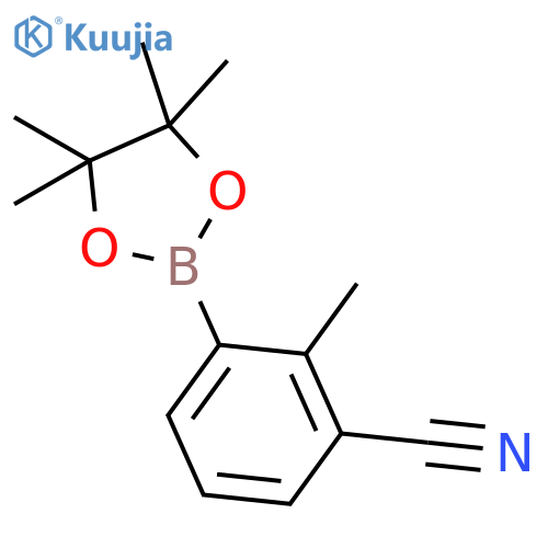 3-Cyano-2-methylphenylboronic Acid Pinacol Ester structure