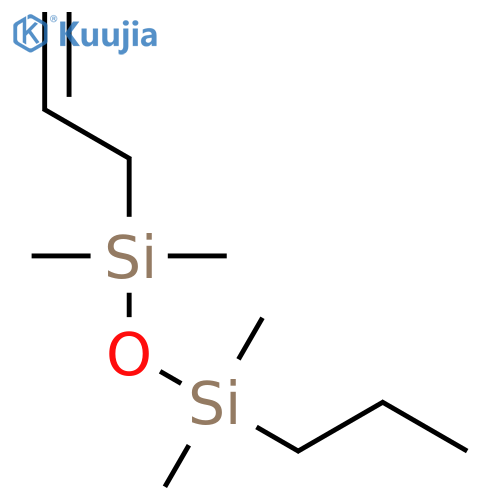 Disiloxane, 1,1,3,3-tetramethyl-1-(2-propenyl)-3-propyl- structure