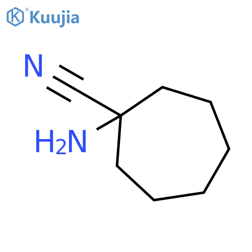 1-Aminocycloheptanecarbonitrile hydrochloride structure
