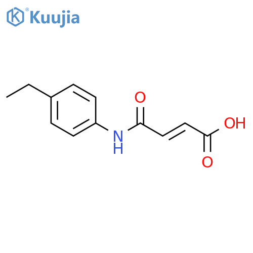 4-(4-Ethylanilino)-4-oxo-2-butenoic Acid structure