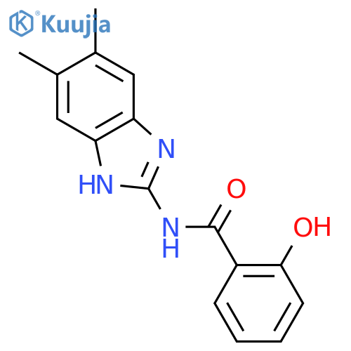 Benzamide,N-(5,6-dimethyl-1H-benzimidazol-2-yl)-2-hydroxy- structure