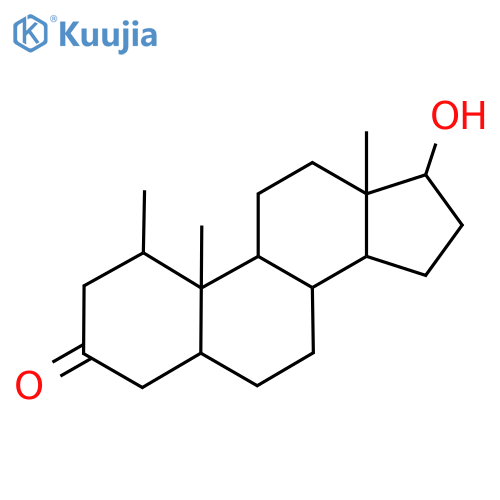 17-Hydroxy-1-methylandrostan-3-one structure