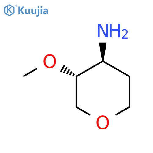 trans-3-methoxytetrahydropyran-4-amine structure