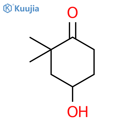4-Hydroxy-2,2-dimethylcyclohexanone structure
