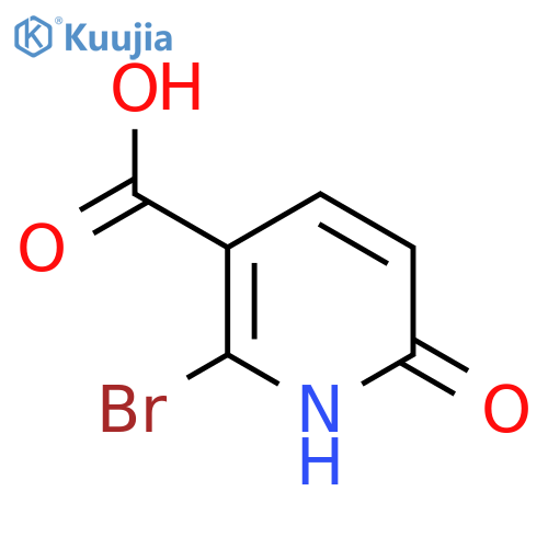 2-bromo-6-oxo-1,6-dihydropyridine-3-carboxylic acid structure