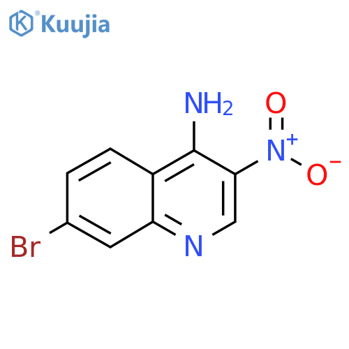 7-Bromo-3-nitroquinolin-4-amine structure