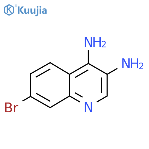 7-Bromoquinoline-3,4-diamine structure
