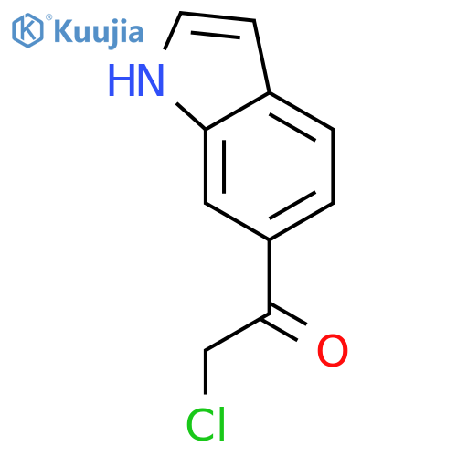 2-Chloro-1-(1H-indol-6-yl)ethanone structure