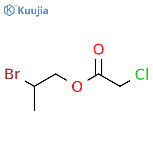 Acetic acid, chloro-, 2-bromopropyl ester structure