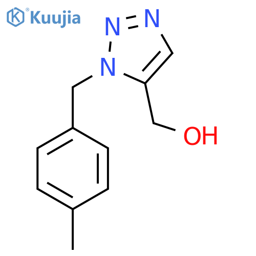 (1-(4-Methylbenzyl)-1h-1,2,3-triazol-5-yl)methanol structure