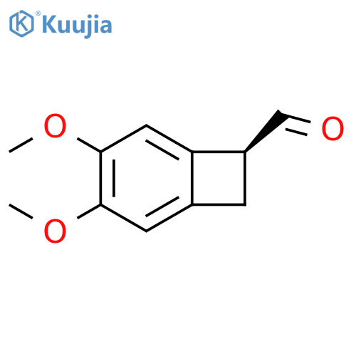 Bicyclo[4.2.0]octa-1,3,5-triene-7-carboxaldehyde, 3,4-dimethoxy-, (7S)- structure