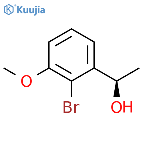 (1R)-1-(2-bromo-3-methoxyphenyl)ethan-1-ol structure
